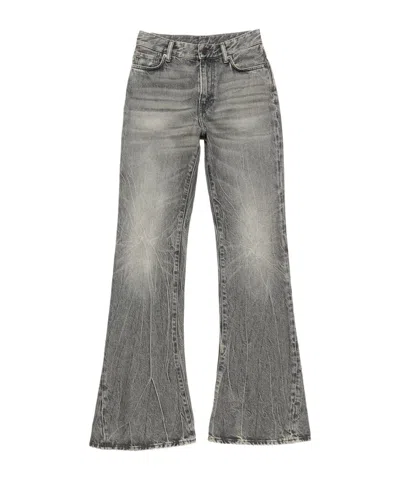 Acne Studios Belt Loop Jeans In Gray