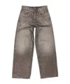 Acne Studios Belt Loop Jeans In Gray
