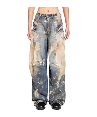 Acne Studios Belt-loop Jeans In Gray