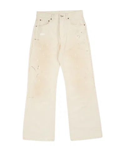 Acne Studios Belt Loop Jeans In Neutral