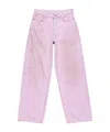 Acne Studios Belt Loop Jeans In Pink