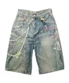 Acne Studios Belt-loop Shorts In Gray