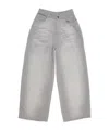 Acne Studios Belt Loops Slacks In Gray