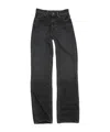 Acne Studios Belt Ring Denim Trousers In Black