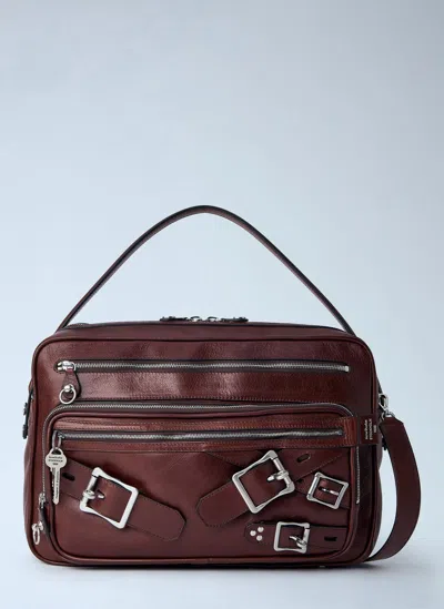 Acne Studios Belted Camero Camera Bag In Brown