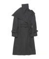 Acne Studios Belted Coat In Black