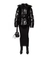 Acne Studios Belted Puffer Jacket In Black