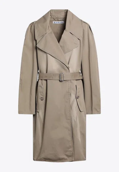 Acne Studios Belted Twill Coat