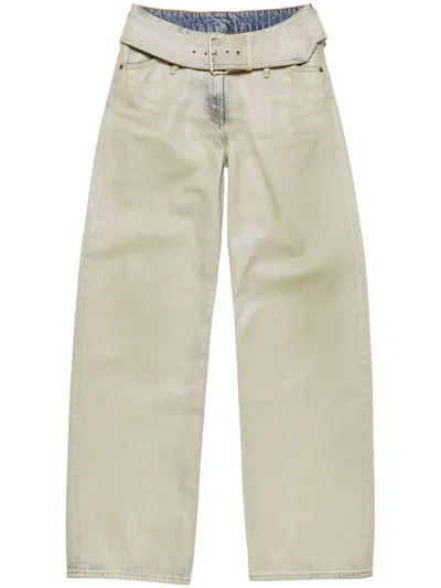 ACNE STUDIOS COATED JEANS - WOMEN'S - ORGANIC COTTON/COTTON