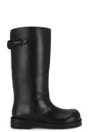 Acne Studios Knee Length Round Toe Beshay Boot In Black