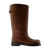 Acne Studios Beshay Saian Boots In Brown