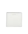 Acne Studios Bi-fold Leather Wallet In White