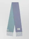 Acne Studios Bicolor Alpaca Scarf Fringed Edges In Multi