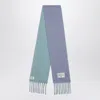 Acne Studios Bicolor Alpaca Scarf Men In Purple