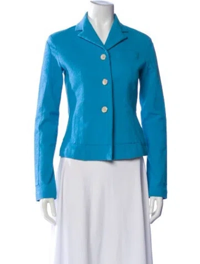 Pre-owned Acne Studios Biker Jacket In Blue