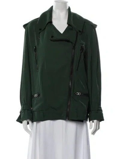 Pre-owned Acne Studios Biker Jacket In Green