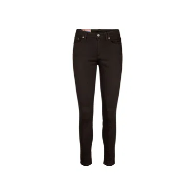 Acne Studios Blå Konst Climb Cotton Denim Jeans In Brown