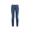 Acne Studios Blå Konst Climb Mid Blue Cotton Denim Jeans In Blue
