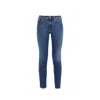 Acne Studios Blå Konst Climb Mid Blue Cotton Denim Jeans In Blue