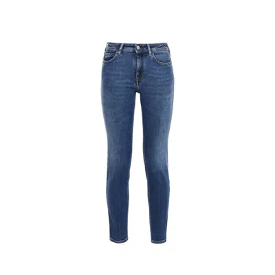 Acne Studios Jeans With Belt Loops In Blue
