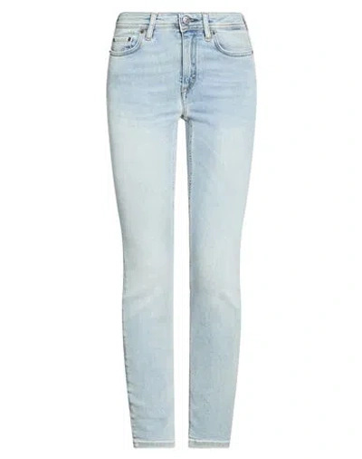 Acne Studios Blå Konst Woman Jeans Blue Size 25w-32l Cotton, Polyester, Elastane
