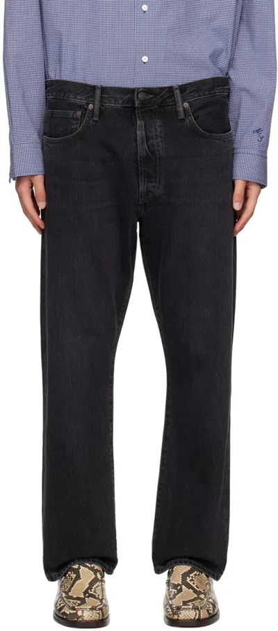 Acne Studios Black 1996 Jeans In 900 Black