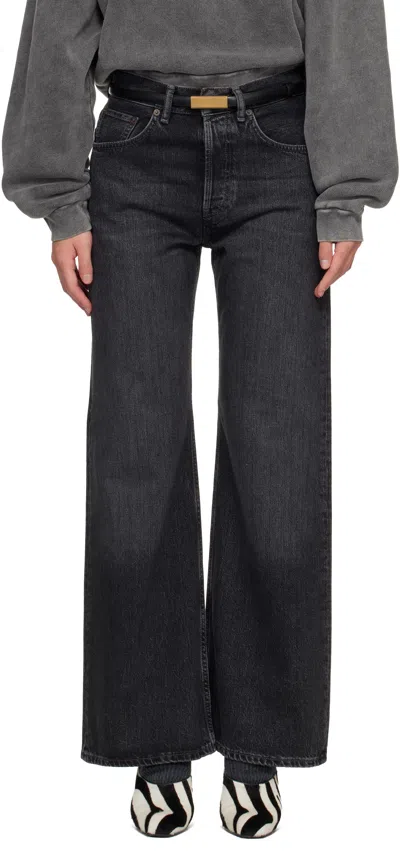 Acne Studios Black 2021f Vintage Jeans In Blue