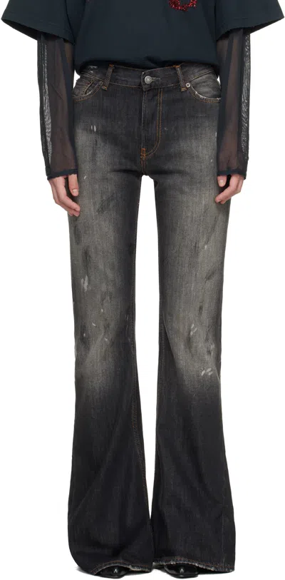 Acne Studios Black 2025f Fitted Jeans