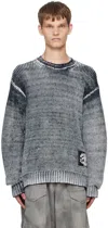 Acne Studios Kype Logo-appliquéd Ribbed Wool-blend Sweater In Multi