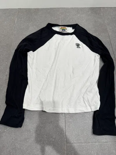 Pre-owned Acne Studios Black & White Regular-fit Long Sleeve T-shirt