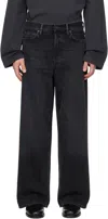 Acne Studios Black Baggy Fit 1981m Jeans In 900 Black