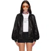 Acne Studios Black Blouson Leather Jacket In Black