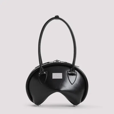 ACNE STUDIOS BLACK BOWLINA MINI SHOULDER BAG