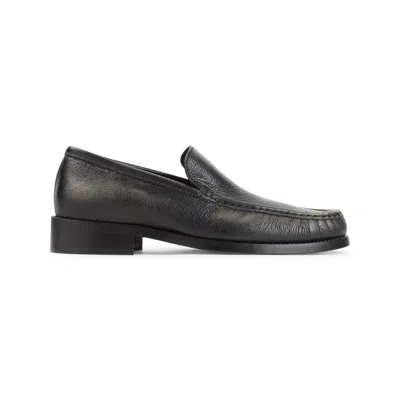 Acne Studios Black Calf Leather Loafers