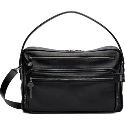 Acne Studios Black Camero Camera Shoulder Bag In 900 Black