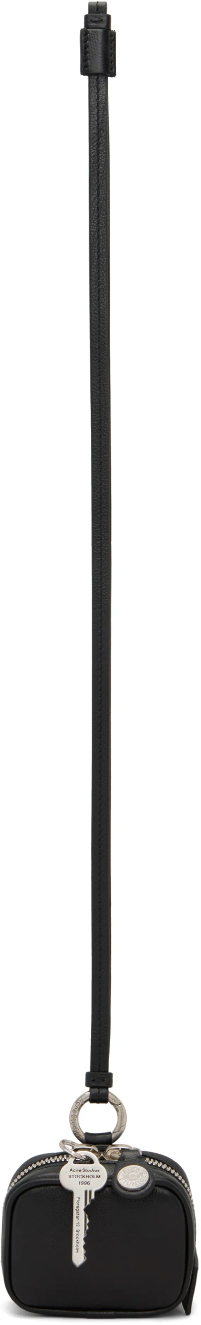 Acne Studios Black Camero Clip Pouch
