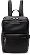 Acne Studios Black Camero Gym Backpack In Black