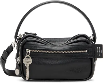 Acne Studios Camero Kit Black Leather Crossbody Bag