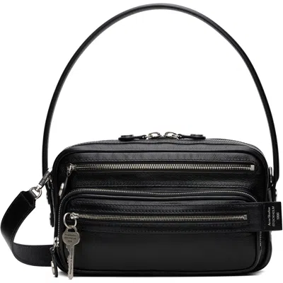 Acne Studios Black Camero Party Shoulder Bag In 900 Black