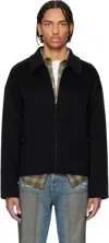 Acne Studios Black Cashmere Jacket In Black