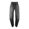 Acne Studios Black Cotton Jeans In Multi