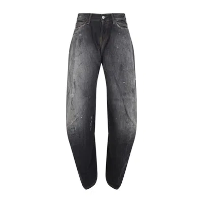 ACNE STUDIOS BLACK COTTON JEANS