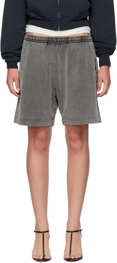 Acne Studios Black Cotton Shorts