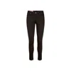 Acne Studios Black Cotton Skinny Jeans In Black