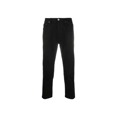 Acne Studios Black Cotton Straight-leg Jeans