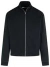 Acne Studios Black Cotton Sweatshirt Men In Black