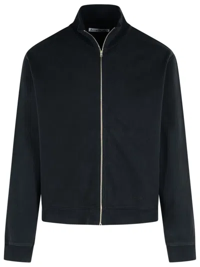 Acne Studios Black Cotton Sweatshirt Men