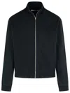 Acne Studios Black Cotton Sweatshirt Men In Black