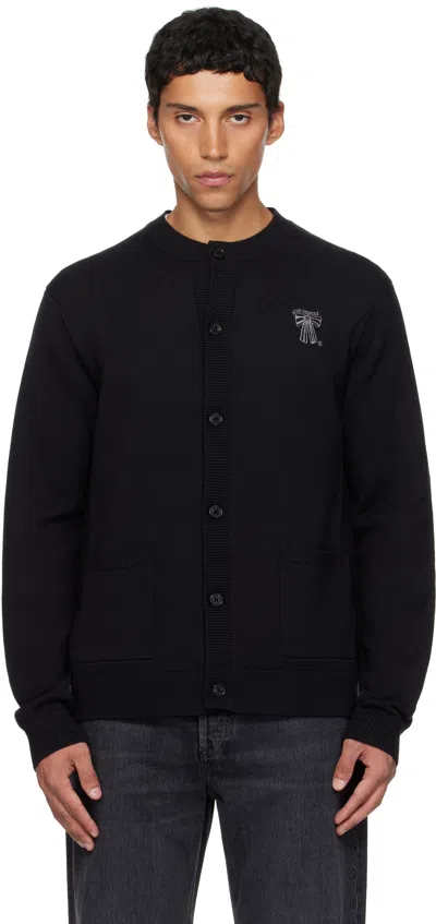 Acne Studios Black Crewneck Cardigan