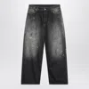 Acne Studios Distressed Effect Five-pocket Jeans In Blue